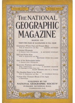 Gilbert Grosvenor - The National Geographic Magazine 1939 March, Washington 1939 antikvár könyv