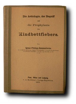 Semmelweis Ignác - Die Aetiologie, der Begriff und die Prophylaxis des Kindbettfiebers. [Miniatűr hasonmás kiadás.], Budapest 1968 antikvár könyv