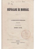 Erdélyi János - Népdalok és mondák