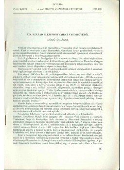 Dömötör Ákos - XIX. század eleji ponyvairat Vas megyéből Dömötör Ákos - XIX. század eleji ponyvairat Vas megyéből, 1984 antikvár könyv