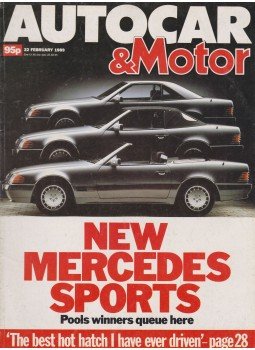 Bob Murray - Autocar & Motor 1989 February 22,  1989 antikvár könyv