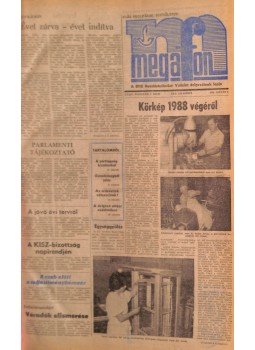  - Megafon 1989 és 1990 (két teljes évfolyam), Budapest 0 antikvár könyv