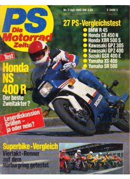Paul Pietsch - PS Die Motorrad Zeitung 1985 Juli Paul Pietsch - PS Die Motorrad Zeitung 1985 Juli, Stuttgart 1985 antikvár könyv