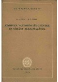 Fuksz, B. A.,Sabat, B. V. - Komplex változós függvények és néhány alkalmazásuk