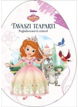  - Tavaszi teaparti - Foglalkoztató és színező - Disney Junior tojás alakú színező, null 2020 antikvár könyv