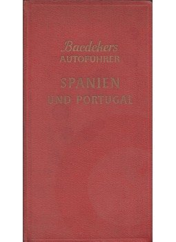  - Baedekers Autoreiseführer Spanien und Portugal, Stuttgart 1955 antikvár könyv