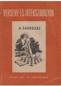 - A sakkozás versenyszabályai