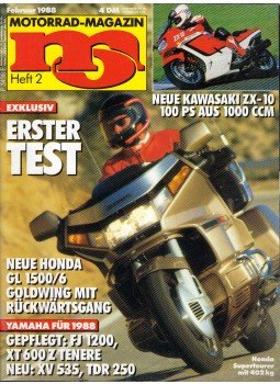 Franz Josef Schermer - Motorrad-Magazin 1988 Februar, Stuttgart 1988 antikvár könyv