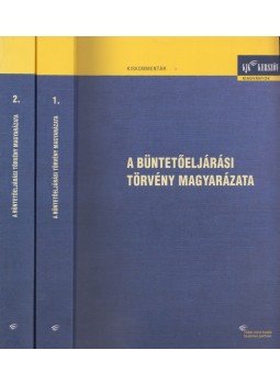 Jakucs Tamás - A Büntető Törvénykönyv magyarázata I-II., Budapest 2003 antikvár könyv
