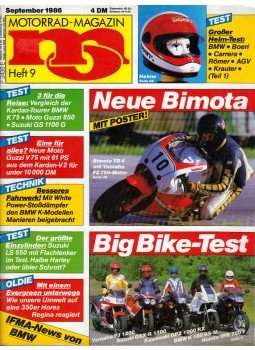 Franz Josef Schermer - Motorrad-Magazin 1986 September, Mannheim 1986 antikvár könyv