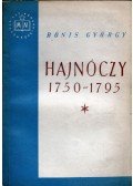 Bónis György - Hajnóczy 1750-1795