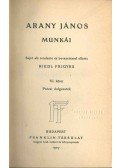 Arany János - Arany János munkái VI.