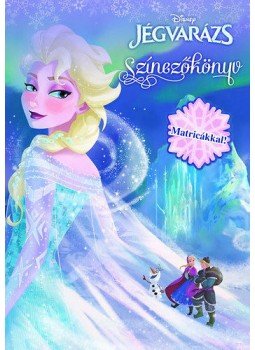  - Disney - Jégvarázs színezőkönyv - Matricákkal!, null 2013 antikvár könyv