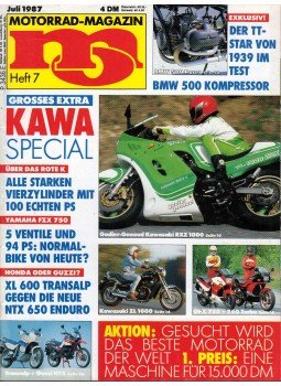 Franz Josef Schermer - Motorrad-Magazin 1987 Juli, Stuttgart 1987 antikvár könyv
