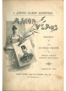 Scossa Dezső - Amor Verus, Budapest 1893 antikvár könyv