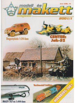 Karácsonyi András - Modell és makett 2001/1 Karácsonyi András - Modell és makett 2001/1, Pécs 2001 antikvár könyv