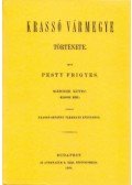 Pesty Frigyes - Krassó vármegye története II. Második rész.