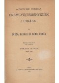 Borsos István - A pápai ref. főiskola éremgyűjteményének leirása II.