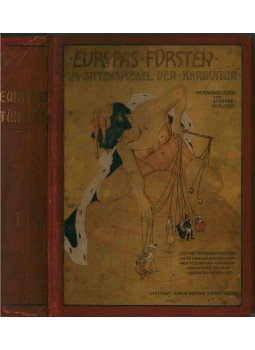 Gustave Kahn - Europas Fürsten im Sittenspiegel der Karikatur, Berlin 1907 antikvár könyv