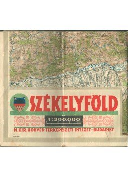  - Székelyföld 1:200.000, Budapest 1942 antikvár könyv