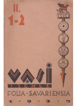 Pável Ágoston - Vasi Szemle 1935 / II. évfolyam 1-2. szám,  1935 antikvár könyv