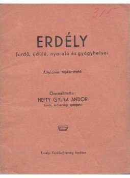  - Erdély fürdő, üdülő, nyaraló és gyógyhelyei,  0 antikvár könyv