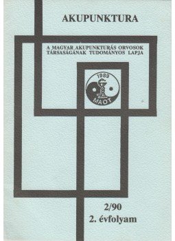 Dr. Márton Sándor - Akupunktúra 2. évfolyam 1990/2,  1990 antikvár könyv
