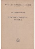 Dr. Bárány Nándor - Finommechanika, optika