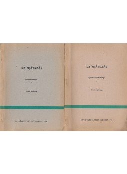Debreczeni Tibor, Gabnai Katalin - Színjátszás  - Gyermekdramaturgia I-II., Budapest 1978 antikvár könyv