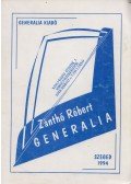 Zánthó Róbert - Generalia