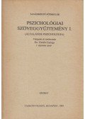 Geréb György - Pszichológiai szöveggyűjtemény I.
