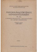 Pléh Csaba - Pszichológiatörténeti szöveggyűjtemény III.