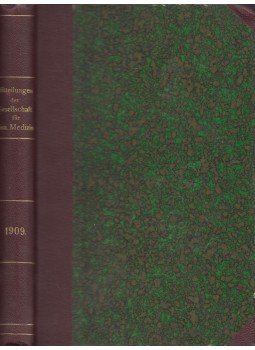  - Mitteilungen der Gesellschaft für innere Medizin und Kinderheilkunde in Wien, Wien 1909 antikvár könyv