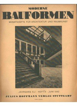  - Moderne Bauformen Jahrgang XLI. Heft 6, Stuttgart 1942 antikvár könyv