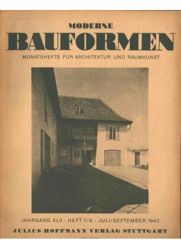  - Moderne Bauformen Juli/September 1943, Stuttgart 1943 antikvár könyv