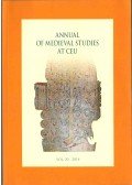 Judith A. Rasson,Szende Katalin - Annual of Medieval Studies at CEU Vol. 20 2014