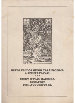  - Beteg és idős hívők találkozója a Szentatyával, Budapest 1991 antikvár könyv