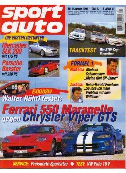 Bernd Ostmann - Sport Auto 1997/1 Januar, Stuttgart 1997 antikvár könyv