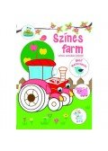 Dávid Ildikó - Színes farm - Színes vonalkás kifestő