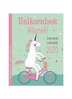  - Unikornisok léteznek - Inspirációs zsebnaptár 2020, null 2019 antikvár könyv