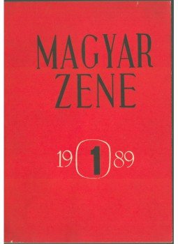 Breuer János - Magyar zene 1989/1 Breuer János - Magyar zene 1989/1, Budapest 1989 antikvár könyv