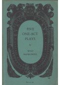 Wolf Mankowitz - Five One-Act Plays
