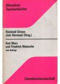 Reinhold Grimm,Jost Hermand - Karl Marx und Friedrich Nietzsche