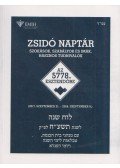 Cseh Viktor (szerk.) - Zsidó naptár az 5778. esztendőre