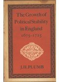 PLUMB, J.H. - The Growth of Political Stability in England 1675-1725