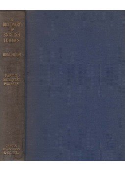 B. L. K. Henderson - A Dictionary Of English Idioms Part 2, London 1956 antikvár könyv