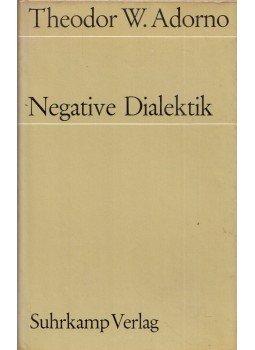 Theodor W. Adorno - Negative Dialektik, Frankfurt am Main 1966 antikvár könyv