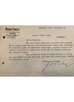  - A Magyar Nemzet levele Ungvári Tamáshoz,  0 antikvár könyv