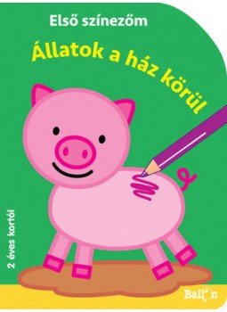  - Első színezőm - Állatok a ház körül, null 2020 antikvár könyv