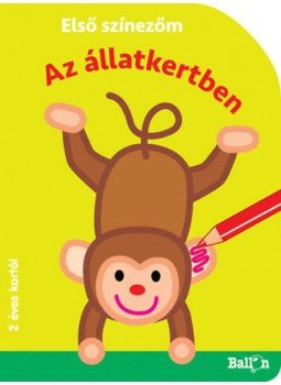  - Első színezőm - Az állatkertben, null 2020 antikvár könyv
